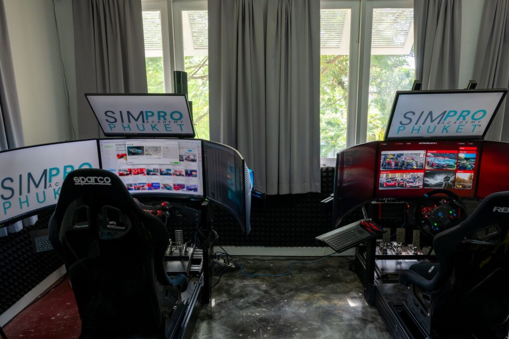 Professional Racing Simulators at SimPro Academy Phuket