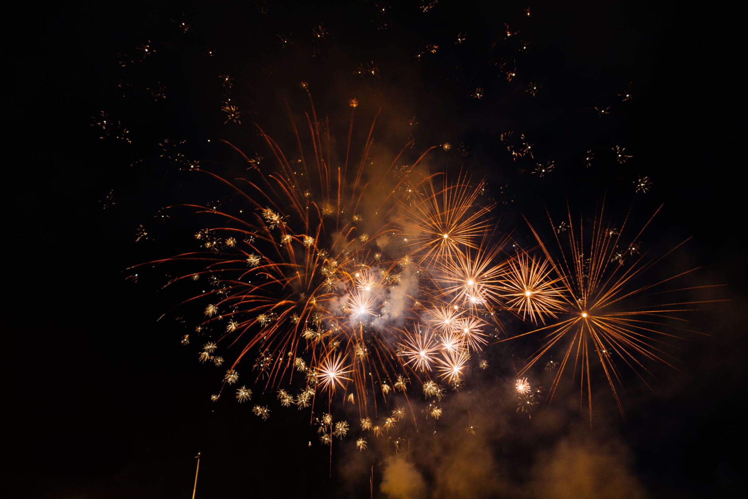 Fireworks in the sky